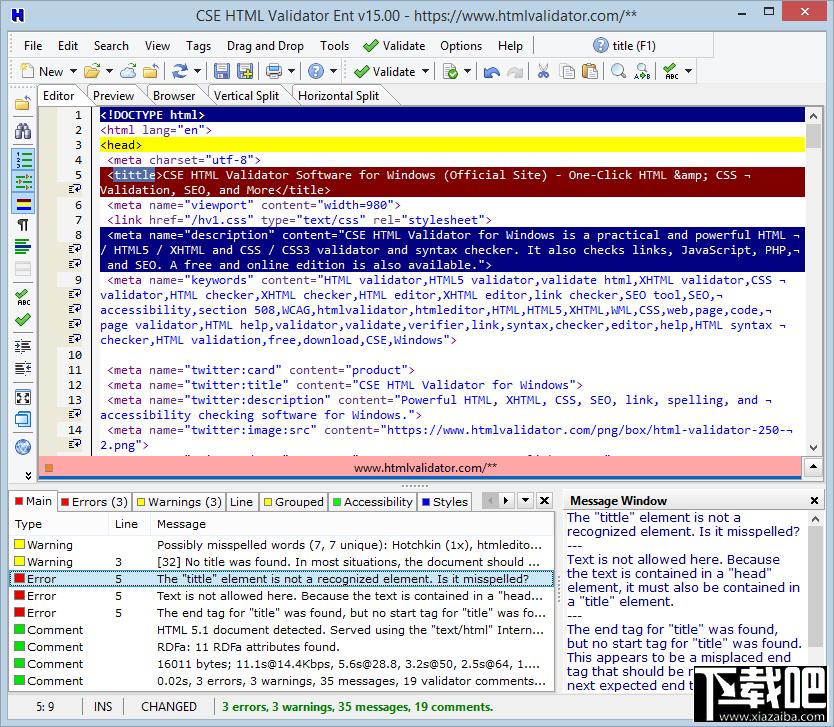 CSE HTML Validator lite,CSE HTML Validator lite下载,CSE HTML Validator lite(HTML代码