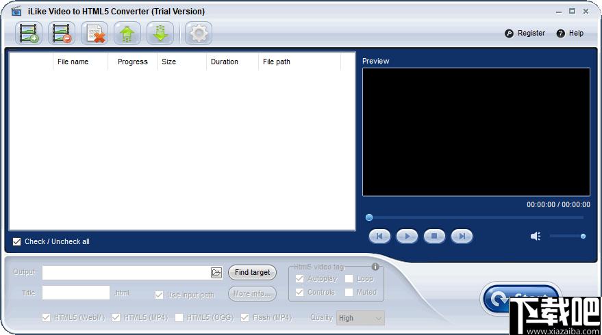 iLike Video to HTML5 Converter下载,视频转换,转换器